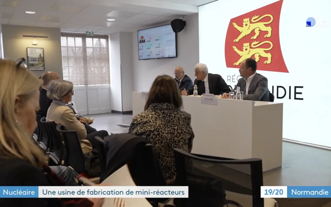 OTRERA dans le JT d&rsquo;Ici Normandie : retour sur l&rsquo;annonce de l&rsquo;implantation aux Pieux