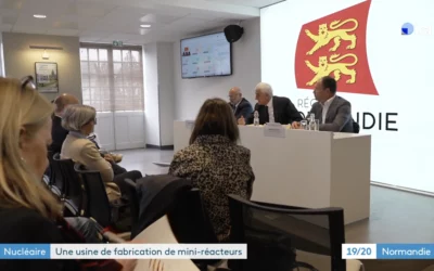 OTRERA on the Ici Normandie news: a look back at the announcement of the Les Pieux site